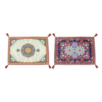 Set 2 suporturi textile pentru farfurii Madre Selva Mandalas