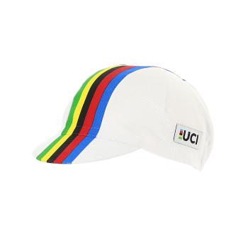 Santini UCI RAINBOW căciulă - white