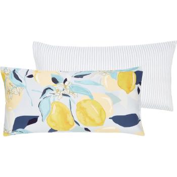 Set de 2 fețe de pernă decorative din bumbac percale Westwing Collection Garda, 40 x 80 cm