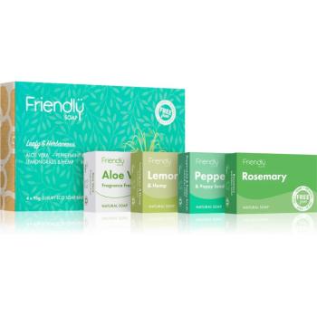 Friendly Soap Leafy and Herbaceous set de săpunuri solide