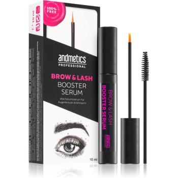 andmetics Professional Brow & Lash Booster Serum Ser stimulator pentru creșterea genelor și a sprâncenelor 10 ml