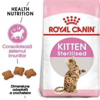 Royal Canin Kitten Sterilised, hrană uscată pisici sterilizate junior, 2kg