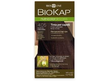 Biokap NUTRICOLOR DELICATO - Vopsea pentru păr - 4.05 Castaniu ciocolatiu 140 ml