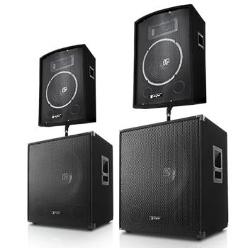 Skytec Set PA "Moscow Basspumpe" 2200 W 2.2 Set 2Boxe 2Subwoofere