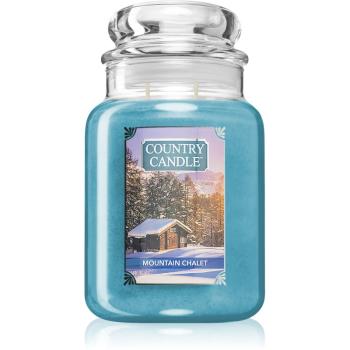 Country Candle Mountain Challet lumânare parfumată 680 g