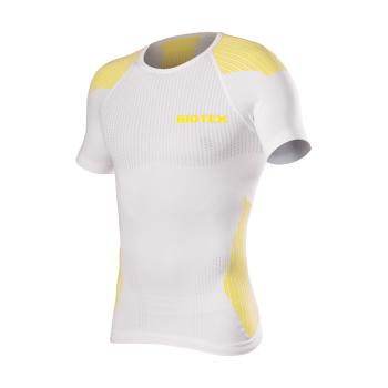 Biotex BIOFLEX RAGLAN tricou - white/yellow 