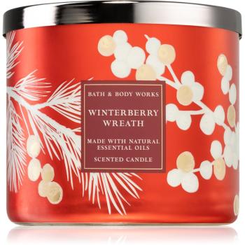 Bath & Body Works Winterberry Wreath lumânare parfumată 411 g