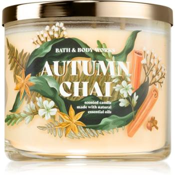 Bath & Body Works Autumn Chai lumânare parfumată 411 g