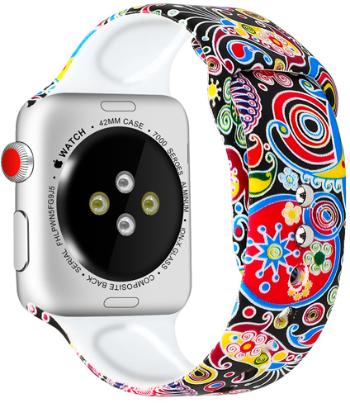 4wrist Curea din silicon pentru Apple Watch - Colourful 42/44/45 mm