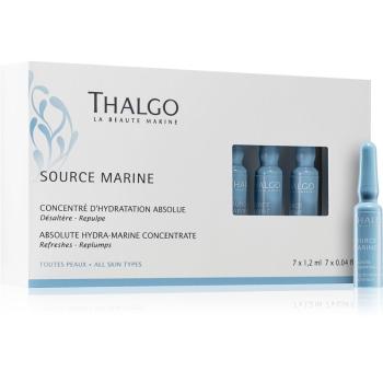 Thalgo Source Marine concentrat hidratare intensă pentru tenul uscat 7x1.2 ml