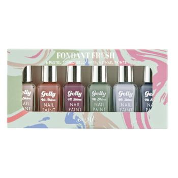 Barry M Set lac de unghii Fondant Fresh 6 x 10 ml