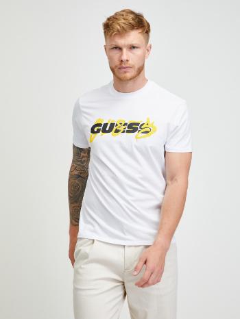 Guess Tricou Alb