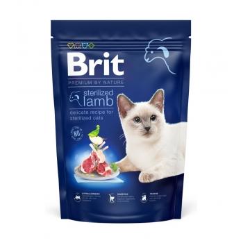 BRIT Premium by Nature Sterilized, Miel, hrană uscată pisici sterilizate, 800g