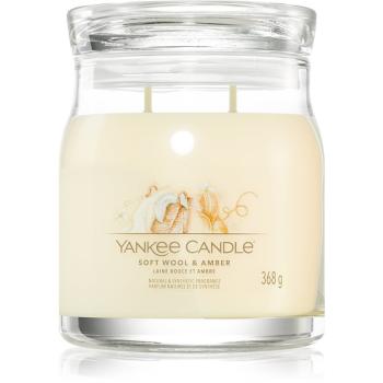 Yankee Candle Soft Wool & Amber lumânare parfumată 368 g