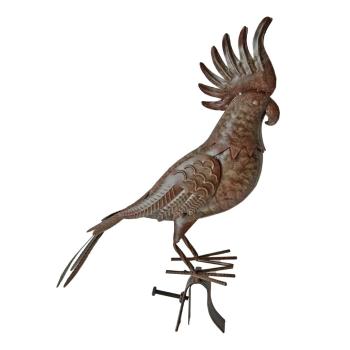 Decorațiune de grădină din metal Cockatoo Philipp – Garden Pleasure