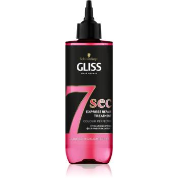 Schwarzkopf Gliss 7 sec tratament regenerator pentru păr vopsit 200 ml
