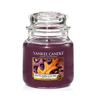 Yankee Candle Lumânare parfumată Classic medie Autumn Glow 411 g