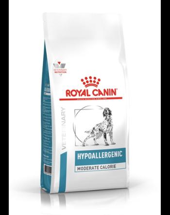 ROYAL CANIN Veterinary Dog Hypoallergenic Moderate Calorie 7 kg hrana dietetica pentru caini adulti