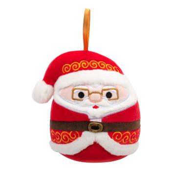 Ornament de Crăciun din material textil ø 10 cm Santa Nick – SQUISHMALLOWS