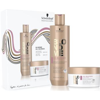 Schwarzkopf Professional Blondme All Blondes Light set (pentru par fin si normal)