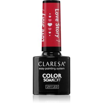 Claresa SoakOff UV/LED Color Love Story lac de unghii sub forma de gel culoare 7 5 g