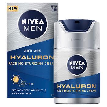 Nivea Cremă hidratantă antirid Nivea Men Hyaluron SPF 15(Face Moisturizing Cream) 50 ml