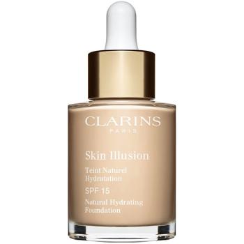 Clarins Skin Illusion Natural Hydrating Foundation makeup radiant cu hidratare SPF 15 culoare 103 Ivory 30 ml