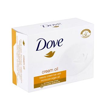 Dove Nourishing ulei cremă comprimat argan (Oil Bar Cream Beauty) 100 g 4x100 g
