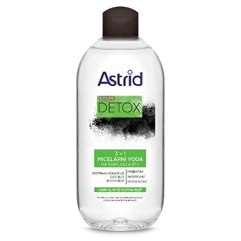 Astrid 3-în-1 Apă Micleară pentru pielea normală până la grasă Citylife Detox 400 ml