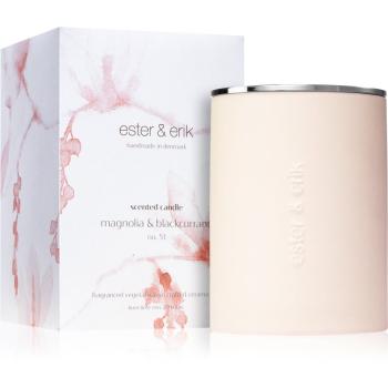 ester & erik scented candle magnolia & blackcurrant (no. 51) lumânare parfumată 350 g