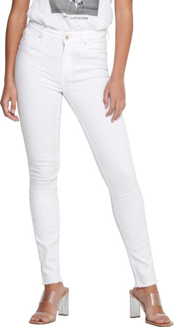 ONLY Blugi pentru femei ONLBLUSH Slim Fit 15155438 White XS/34