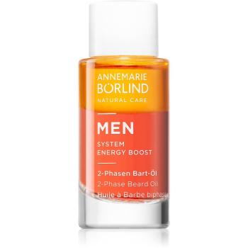 ANNEMARIE BÖRLIND Men System Energy Boost ulei hidratant pentru față și barbă pentru bărbați 30 ml