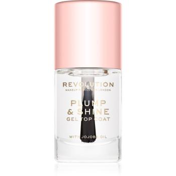 Makeup Revolution Plump & Shine lac de unghii cu efect de gel translucid 10 ml