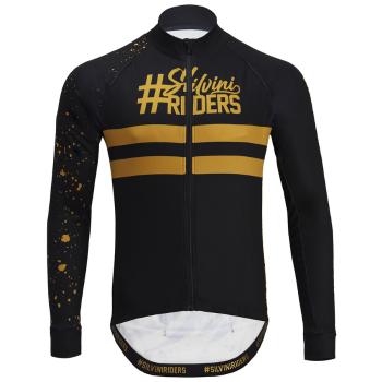 Ciclism masculin jersey Silvini Leverone MD2004 negru / auriu