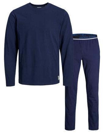 Jack&Jones Pijama pentru bărbați JAC Standard Fit 12221858 Maritime Blue S