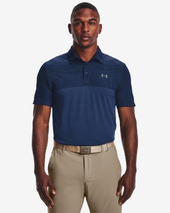 Under Armour Vanish Seamless Blocked Polo Tricou Albastru