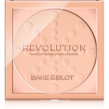 Makeup Revolution Bake & Blot pudra de fixare culoare Lace 5.5 g