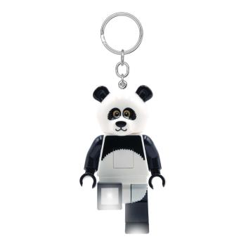 Breloc cu lanternă negru-alb Iconic Panda – LEGO®