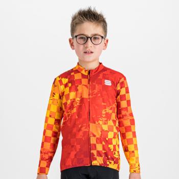 
                         Tricou de cilism pentru iarnă cu mânecă lungă - KID THERMAL 
                