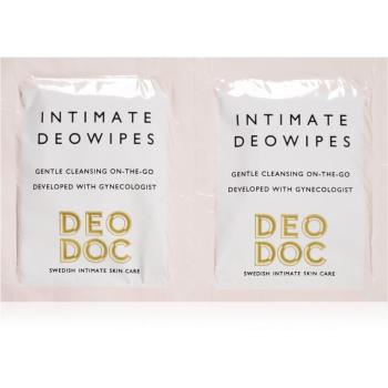 DeoDoc DeoWipes Fresh Coconut servetele umede pentru igiena intima 10 buc