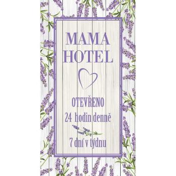 Bohemia Cadouri Tablou decorativ Mama hotel, 20 x 40 cm