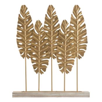 Statuetă decorativă Mauro Ferretti Long Leaf, auriu