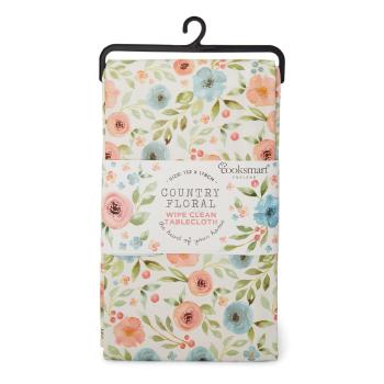 Față de masă Cooksmart ® Country Floral, 178 x 132 cm