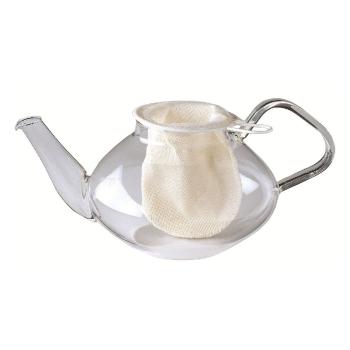 Sită din bumbac pentru ceai Westmark, ø 9 cm, alb