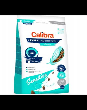 CALIBRA Dog Expert Nutrition Sensitive Hrana uscata pentru caini adulti cu tract digestiv sensibil, cu somon 12 kg