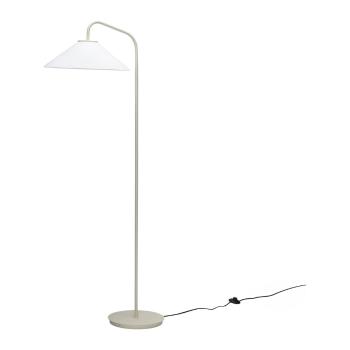 Lampadar crem cu abajur din sticlă (înălțime 158 cm) Solid – Hübsch