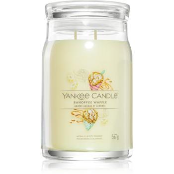 Yankee Candle Banoffee Waffle lumânare parfumată Signature 567 g