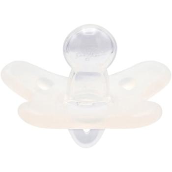 Canpol babies 100% Silicone Soother 6-12m Symmetrical suzetă White 1 buc