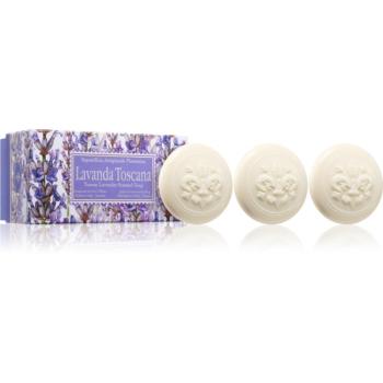 Saponificio Artigianale Fiorentino Tuscan Lavender Set set de săpunuri solide cu esente de lavanda 6x50 g