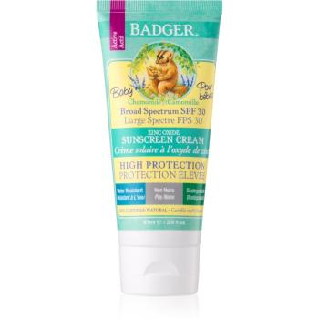 Badger Sun cremă protectoare pentru bebeluși SPF 30 87 ml